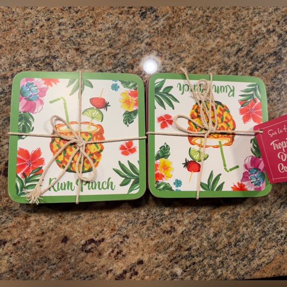Sur La Table Other - Tropical Drink Coasters Set